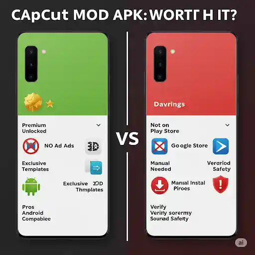 CapCut MOD APK Advantages vs Disadvantages